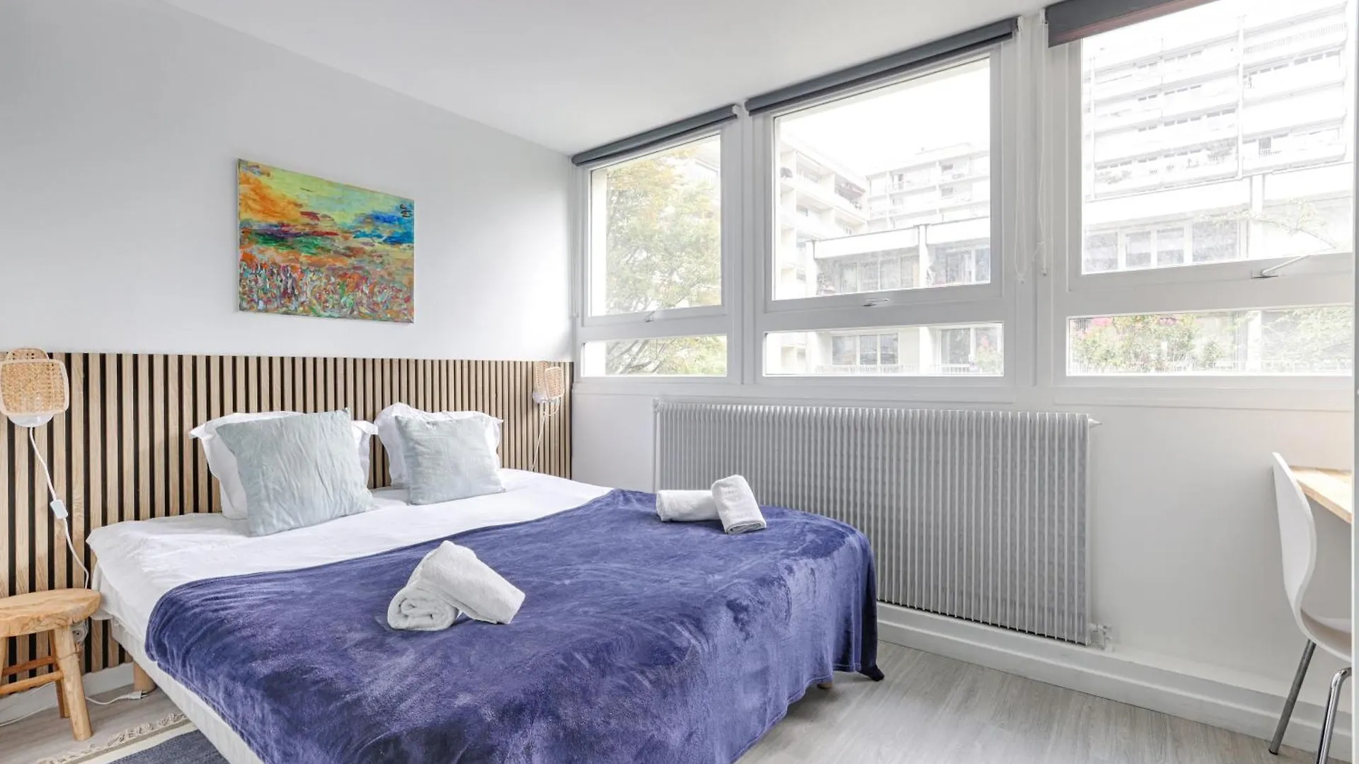 דירה Saint Fargeau Gambetta Ii Lovely 4p 1br פריז
